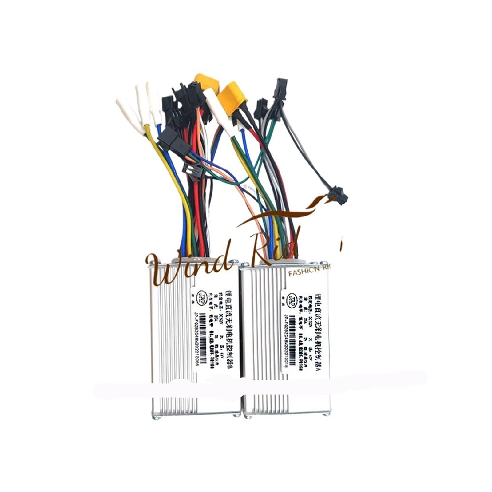 DEMULAX for JP Display 36V 48V 52V 60V Drosselschalter 25ah Dual Drive Brushless Motor Controller, for FLJ T11 T113 Elektroroller Armaturenbrett für Elektroroller(52v 25a No Hall AB) von DEMULAX