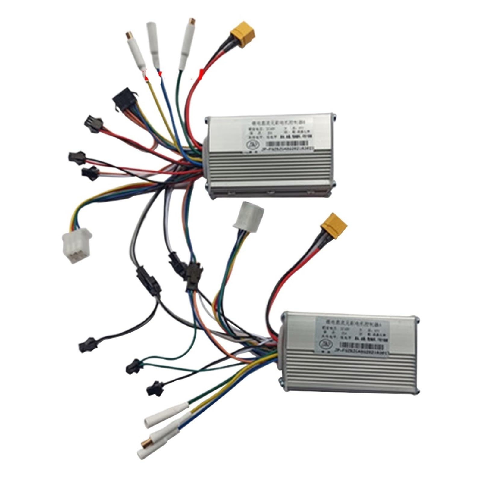 DEMULAX for JP Display 36V 48V 52V 60V Drosselschalter 25ah Dual Drive Brushless Motor Controller, for FLJ T11 T113 Elektroroller Armaturenbrett für Elektroroller(60v 25a Hall AB) von DEMULAX