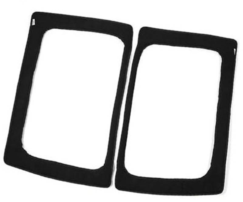 DEMULAX for Jeep, for Wrangler JL 4-Türer 2018 2019 2020 2021 2022 2023 2024 Autodach Wärmedämmung Schalldichte Baumwolle Motor-Hitzeschildpolster(Black Window) von DEMULAX