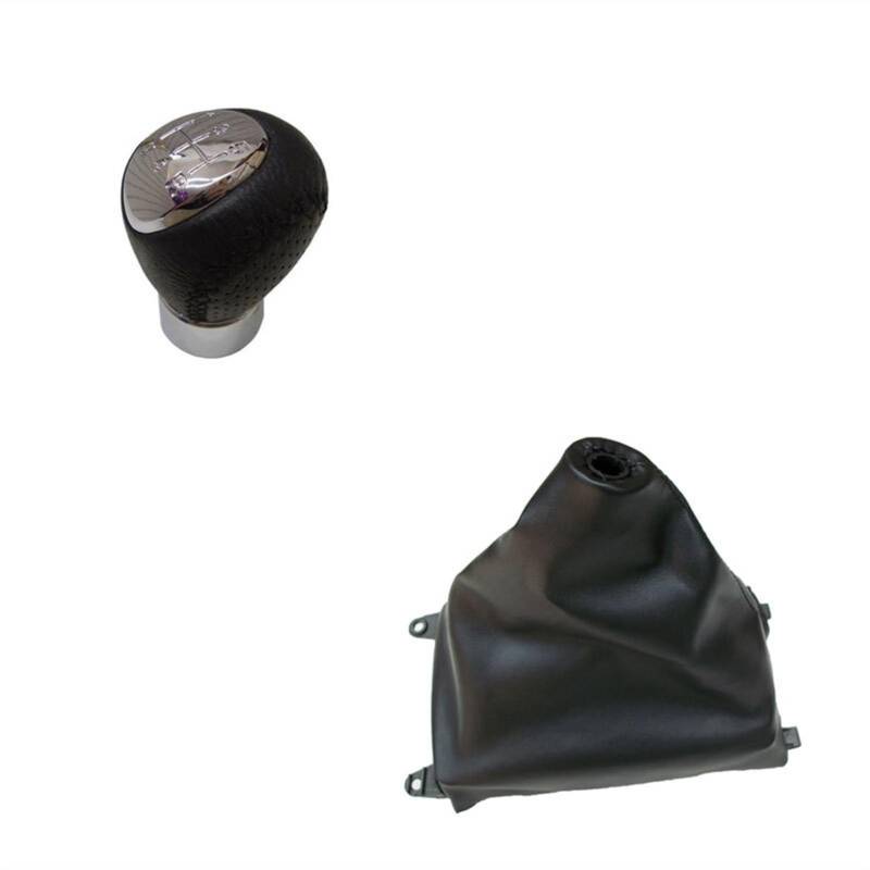 DEMULAX for Mazda, 6 2002 2003 2004 2005 2006 2007 Auto Styling Zubehör 5/6 Geschwindigkeit Auto Shift Schaltknauf PU Leder Boot Gaitor Fahrzeug-Gangschaltung(5 Knob Leather) von DEMULAX