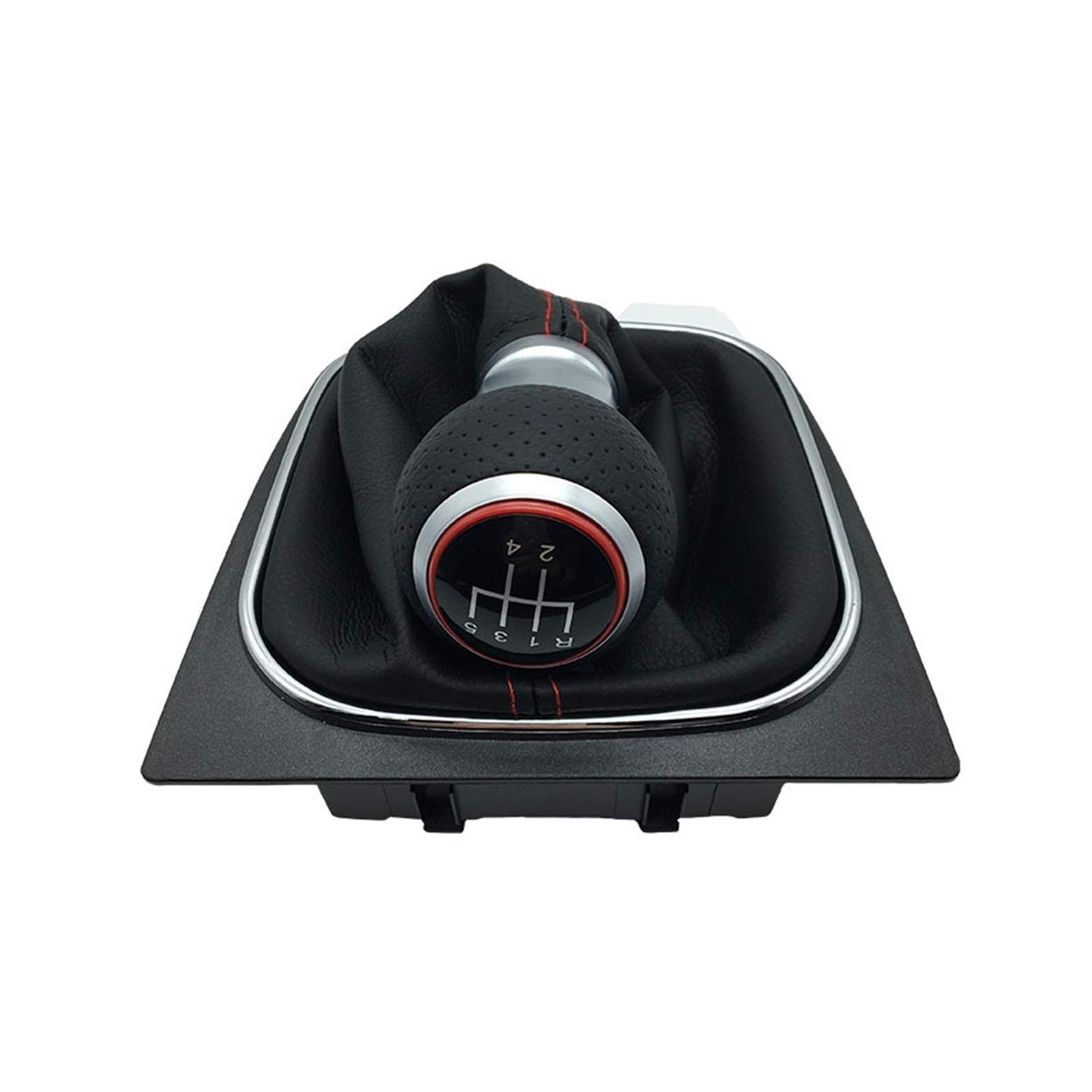 DEMULAX for VW, for Golf 5 MK5 R32 GTI 2004 2005 2006 2007 2008 2009, for Golf V VI 5 6-Gang-Auto-Schaltknauf Fahrzeug-Gangschaltung(5speed) von DEMULAX