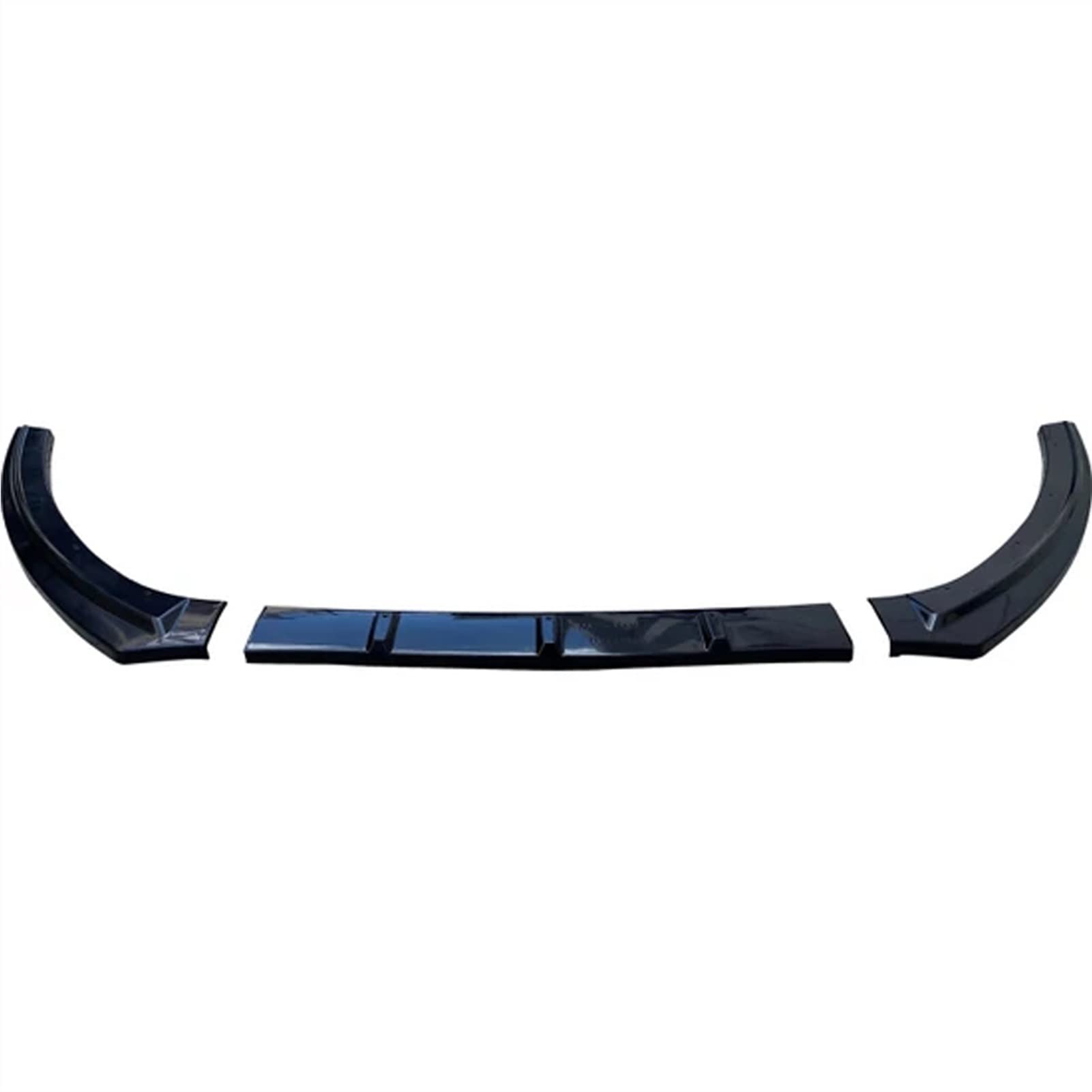 DEMUR 3 Stück Auto-Frontstoßstangenlippe, glänzend, Splitter, Diffusor, Body-Kit, Spoiler, hell, for Ford, for Focus, 3 2011–2018, Schwarz Frontstoßstangensplitter von DEMUR