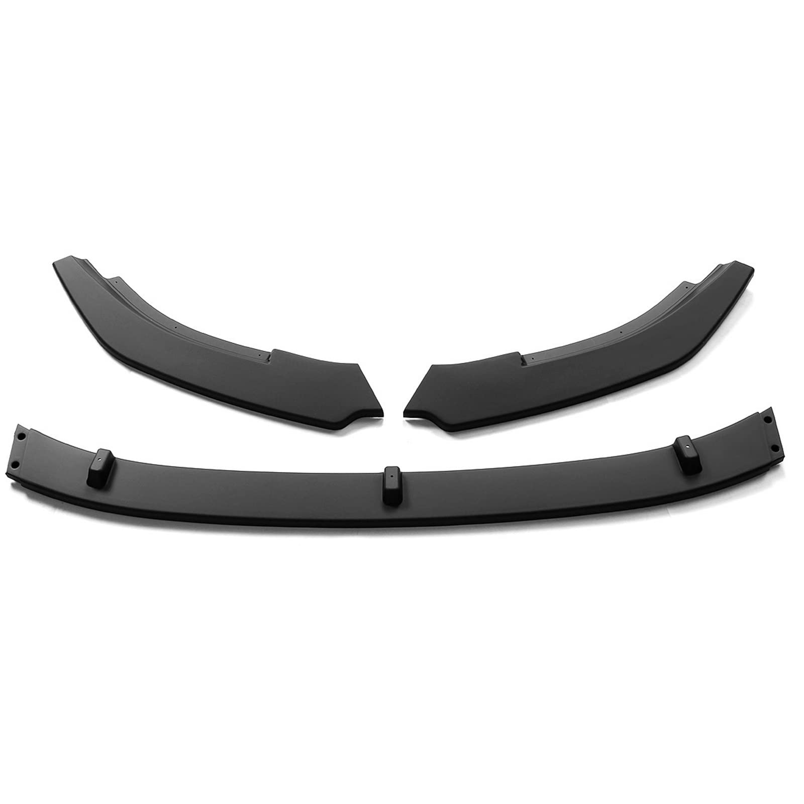 DEMUR 3xCar Frontstoßstange Splitter Lippendiffusor Body Kit Spoiler Guard Deflektor Lippen Schutzabdeckung, for VW, for Golf MK6 GTI 2010-2013 Frontstoßstangensplitter(Matte Black) von DEMUR