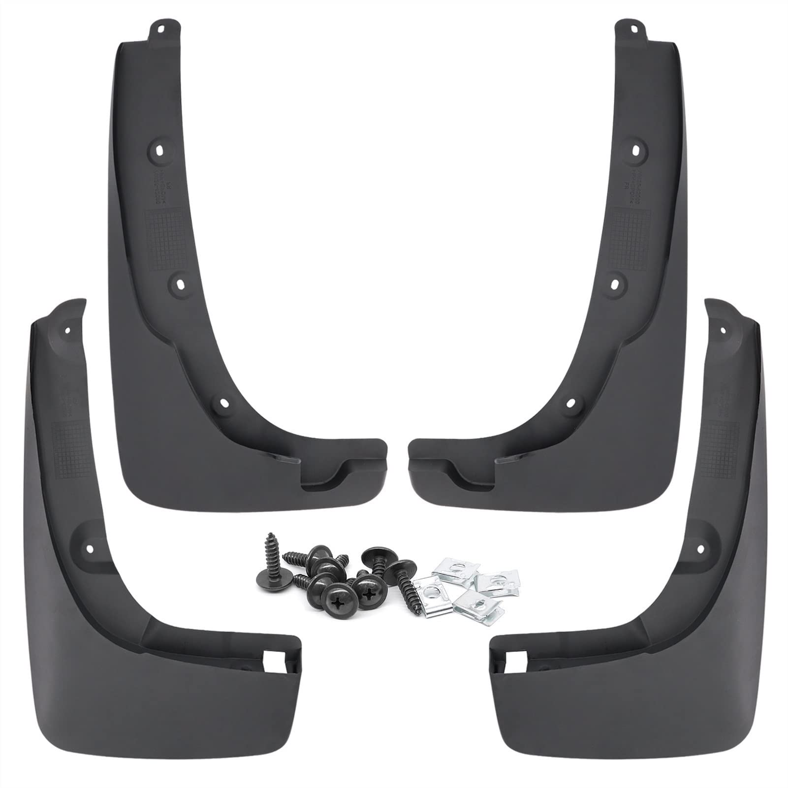 DEMUR 4-teiliges Set Auto-Schmutzfänger vorn hinten, Spritzschutz, Kotflügel, for Toyota, for RAV4, XA20 2. Generation 2001-2005, Schmutzfänger 2002 2003 2004 Spritzschutz von DEMUR