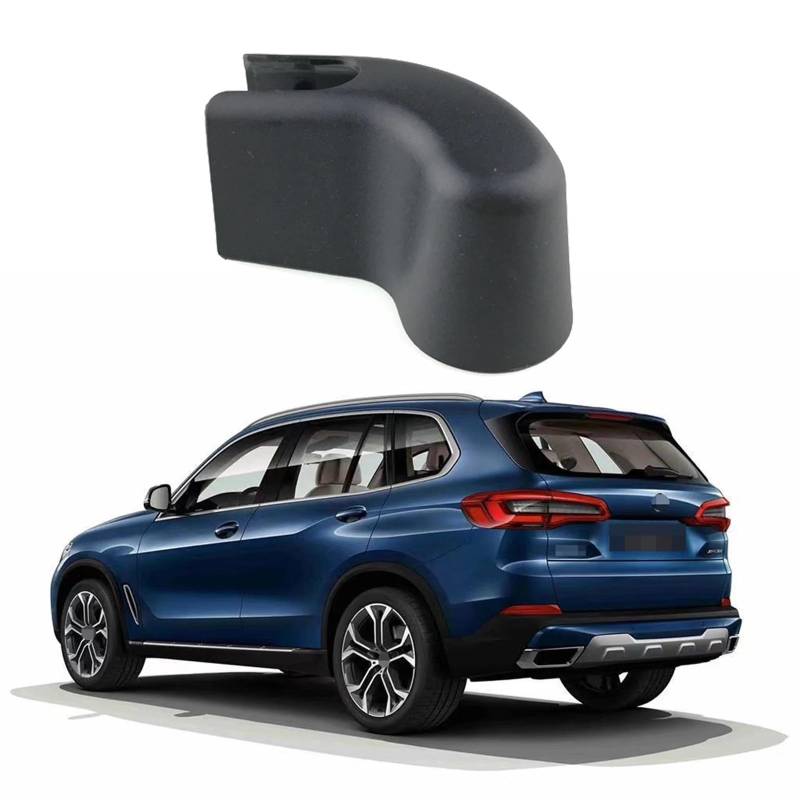 DEMUR Abdeckkappe for Heckscheiben-Scheibenwaschanlage, Wischerarmmutter, for BMW, for X5 G05 2019 2020 2021 2022, Autozubehör Scheibenwischer hinten von DEMUR