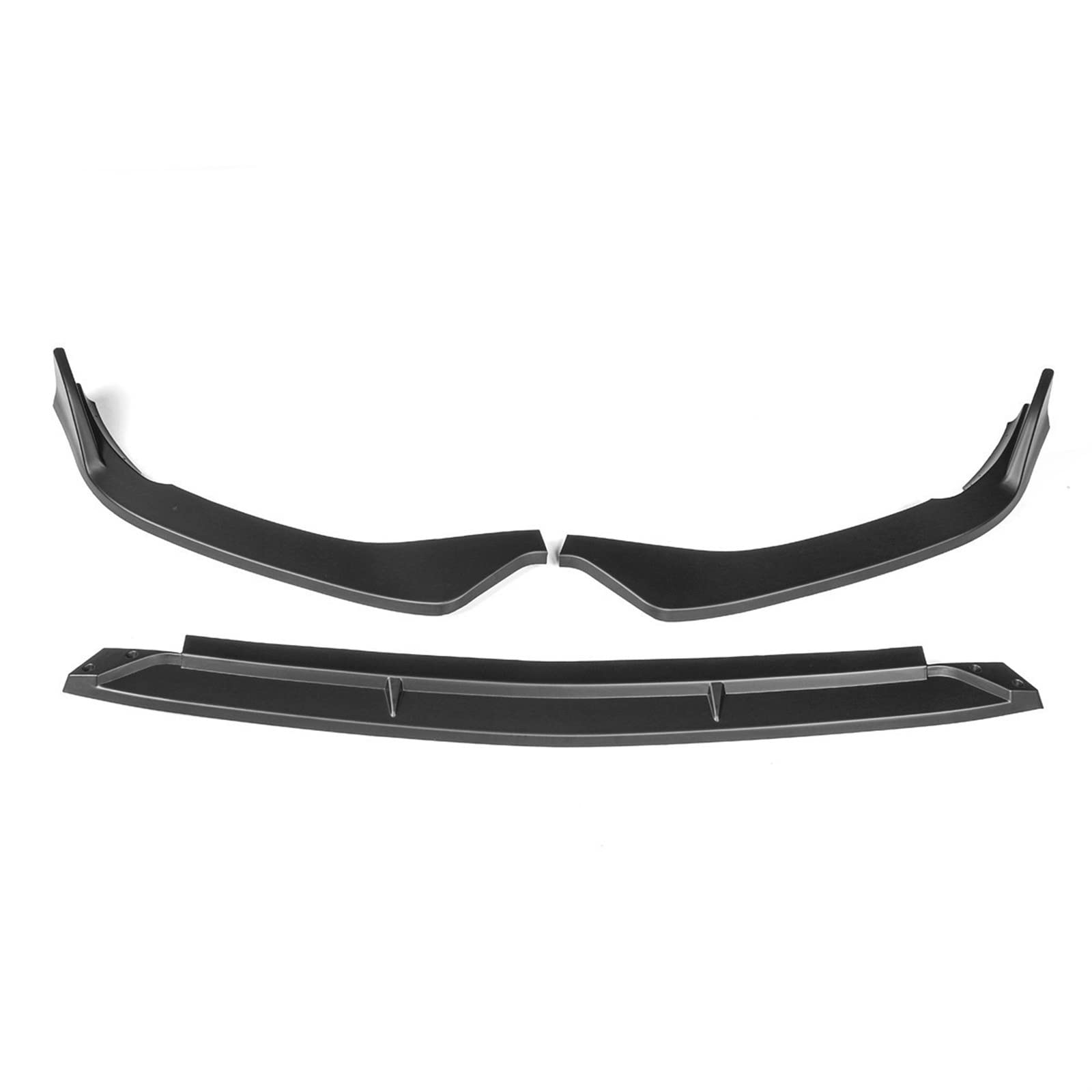 DEMUR Auto-Frontstoßstangen-Lippensplitter, Kinn-Stoßstangen-Body-Kits, Spoiler, for Mercedes-Benz, C-Klasse W206 C200 C260 2021 2022 Frontstoßstangensplitter(Matte Black) von DEMUR