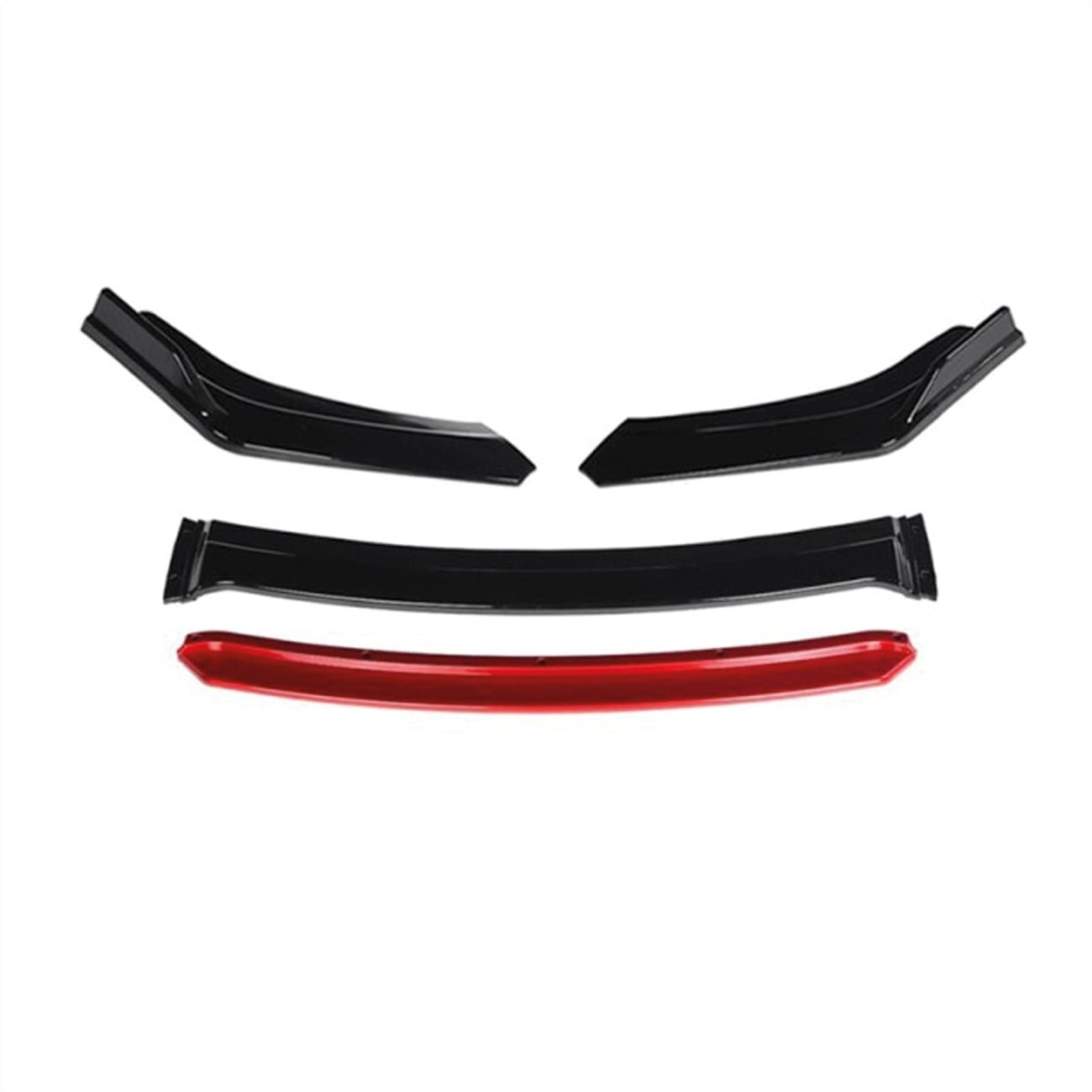 DEMUR Auto-Frontstoßstangen-Lippensplitter, Universal-Spoiler-Diffusor-Lippen-Kit, for, E46 E90 E60 E36 E39 F10 F20 F30, for Audi, A3 A4 A5 A6 A8 Frontstoßstangensplitter von DEMUR