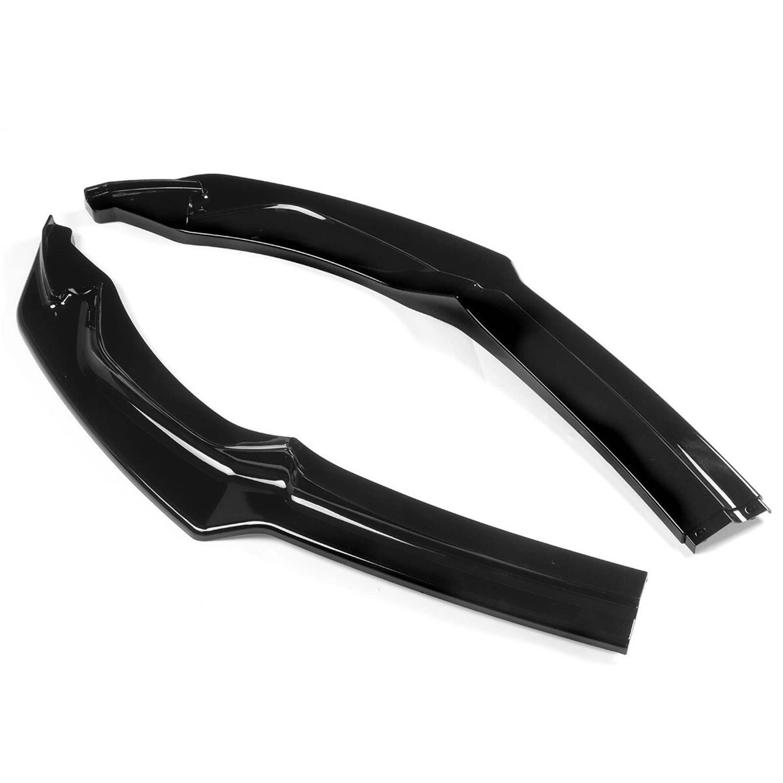 DEMUR F80 Auto-Frontstoßstangen-Lippenkörper-Kit Spoiler, for, F80 M3 F82 F83 M4 2015–2020, CS-Stil, Kinnstoßstangen-Splitter, Lippendiffusorschutz Frontstoßstangensplitter(Glossy Black) von DEMUR