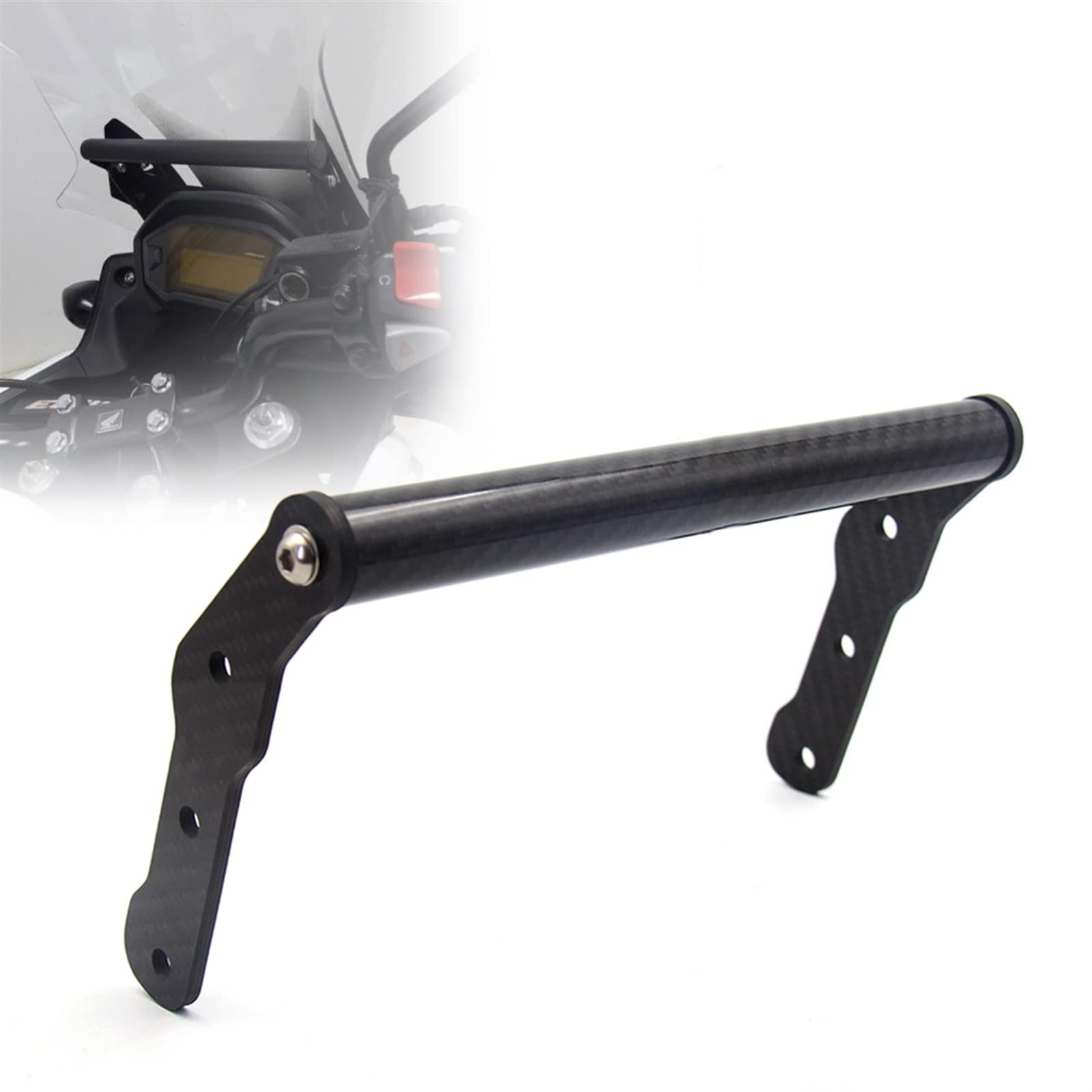 DEMUR Motoparty Motorrad GPS Carbon Fiber Halter Navigation Halterung Montieren CB500X CB 500X 2016 2019 2018 2017 Montage Kit Motorrad-Telefonhalterung von DEMUR