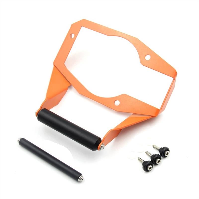 DEMUR Motorrad Instrument GPS Halterung Montage Adapter Halter Navigation Halterung, for 1050 1090 1190 Abenteuer ADV Motorrad-Telefonhalterung(Orange-22mm 12mm) von DEMUR