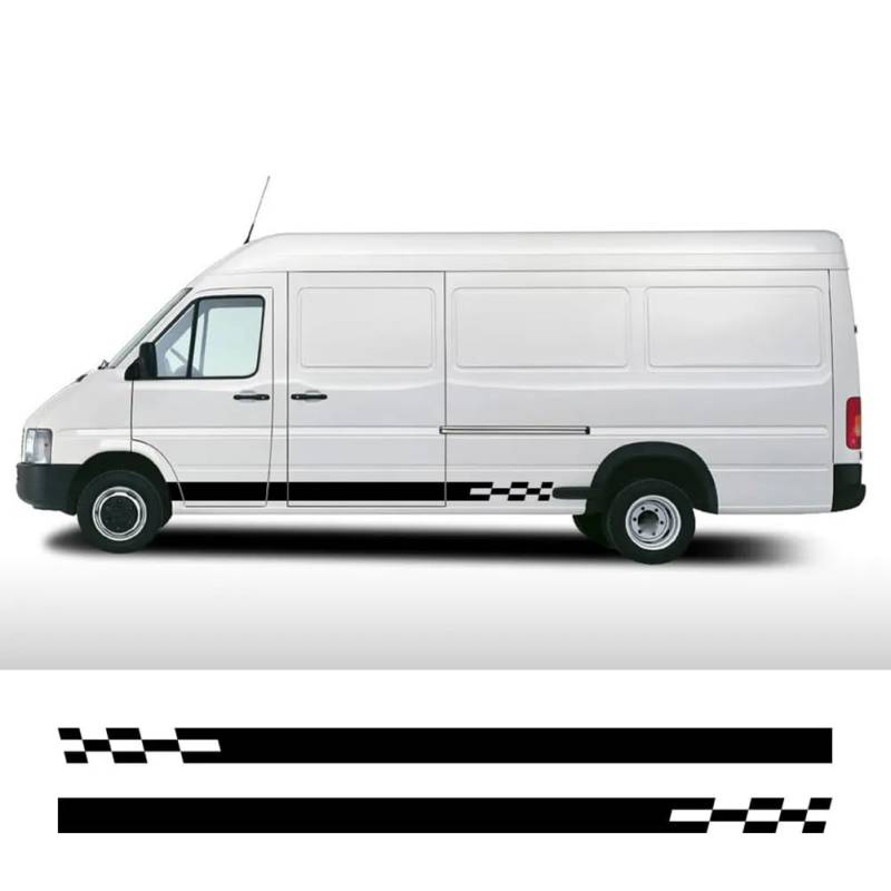 2 Teile/Los Auto beide Seiten Aufkleber benutzerdefinierte Camper Van Umwandlung Streifen Grafik Vinyl Aufkleber, für VW LT35 Zubehör von DENGFEN