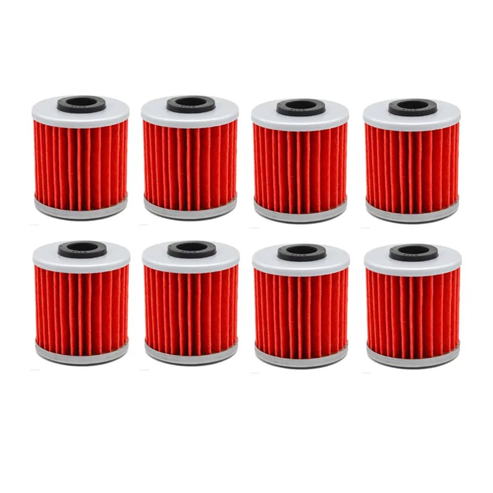 8 stücke Hohe Leistung Powersports Patrone Ölfilter for RMZ 250 450 449 2005-2016 for KX450F 2016-2017 von DENGFEN