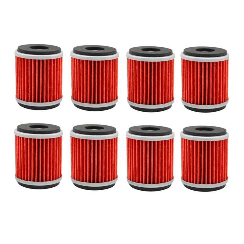 8 stücke Hohe Leistung Powersports Patrone Ölfilter for YZ450FX YZ450F YZ450 FX/F YFZ450 YFZ450R SE YFZ450X von DENGFEN