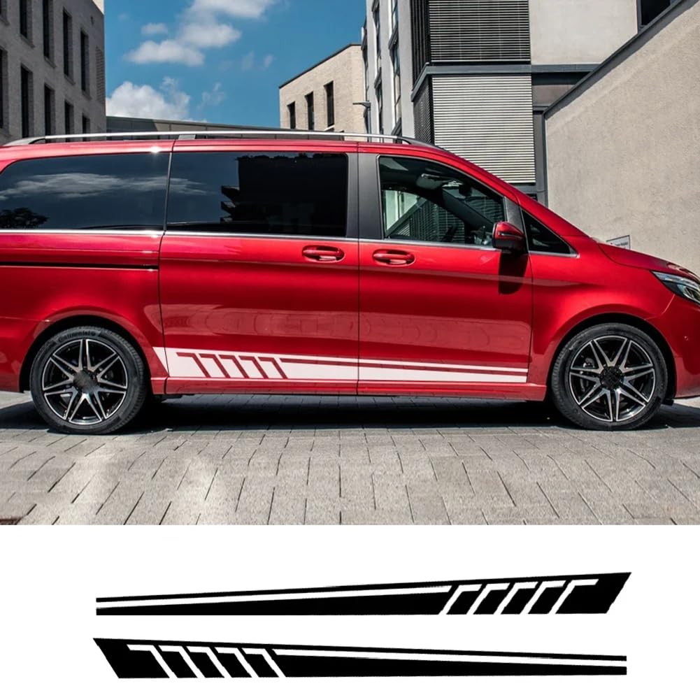 Auto Seitentür Aufkleber, für Mercedes Benz Vito V Klasse W447 V260 Viano WV639 Fahrzeug Vinyl Dekor Deacal Auto Tuning Zubehör von DENGFEN