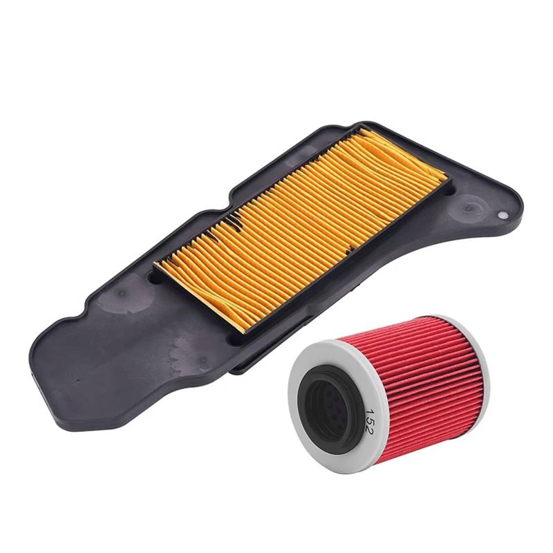 Motorrad Luftfilter & Ölfilter for YP400 Majesty 2004-2014 YP400R YP400RA 2013-2020 5RU-14451-30 YP 400 R(AirFilter Oil Filter) von DENGFEN