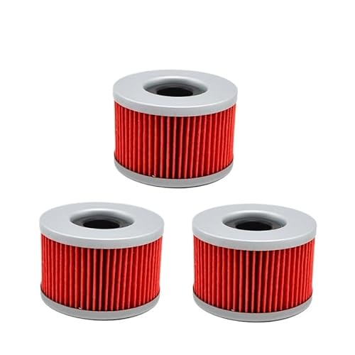 Motorrad Teile Ölfilter for VTR250 VT250 CB450SG CMX450C GL650 CX650T CBX550 CB450SC CB450NF CB250 CX500C GL650I(3Pcs Oil Filter) von DENGFEN