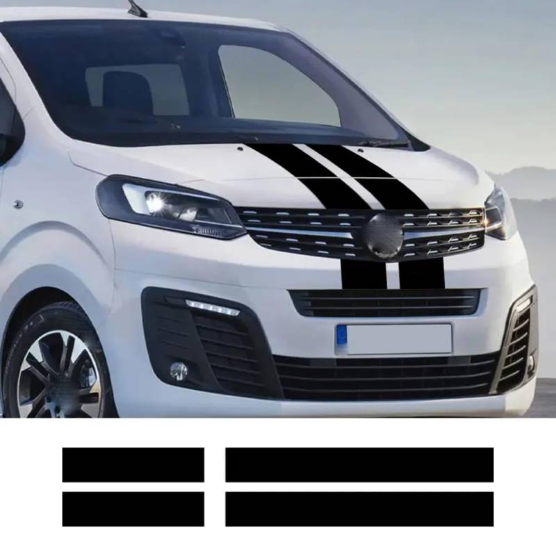 Van Aufkleber Motorhaube Motorhaube Hecktür Aufkleber, für Renault Trafic, für Opel Opel Vivaro Talento, für Nissan NV300 Tuning Zubehör von DENGFEN