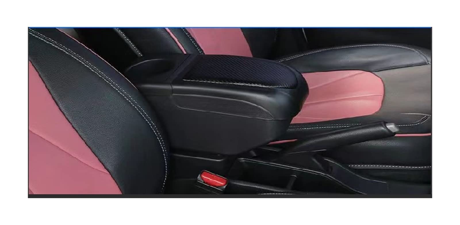 DENGG Armlehnenbox Auto Armlehne Box Auto Armlehne Box Mittelarmlehne Box Nachrüstung USB Becherhalter Autoinnenraum Für Toyota Für Aygo X 2022 Auto Zubehör (Color : 1) von DENGG