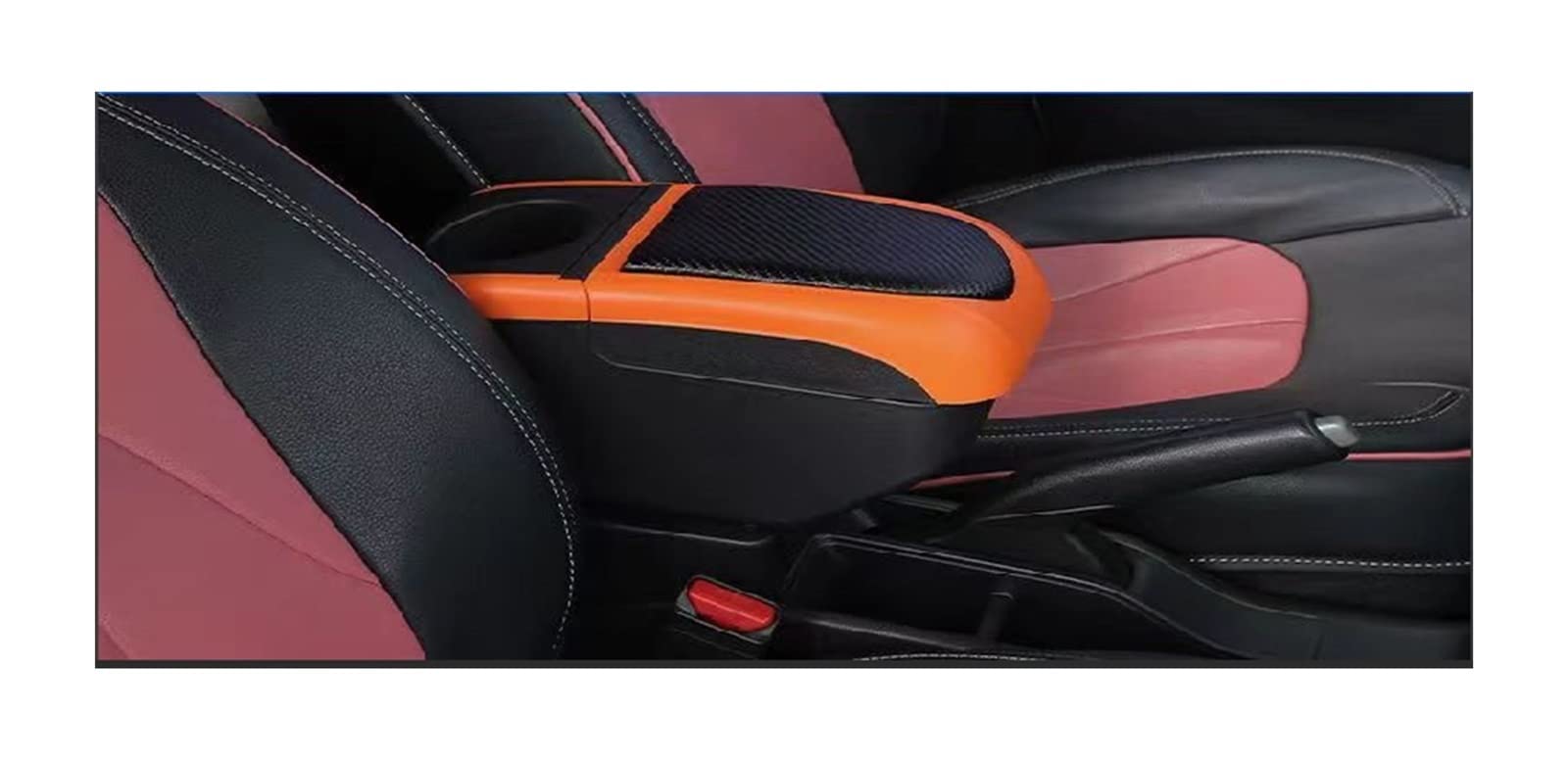 DENGG Armlehnenbox Auto Armlehne Box Auto Armlehne Box Mittelarmlehne Box Nachrüstung USB Becherhalter Autoinnenraum Für Toyota Für Aygo X 2022 Auto Zubehör (Color : 4) von DENGG