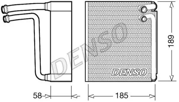 DENSO Verdampfer FORD,FIAT,ABARTH DEV09025 51902102,77364882,1579392 Klimaverdampfer,Verdampfer, Klimaanlage 1582253,51901901 von DENSO