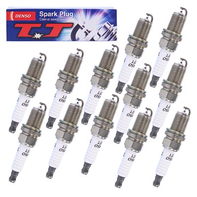 Denso 12x Zündkerze Twin Tip K20TT für Acura, Alfa Romeo, Alpina, Audi, Autobianchi, Bedford, BMW, Caterham, Chevrolet, Chrysler, Citroën, Dacia, Daih von DENSO