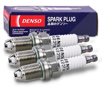 Denso 3x Zündkerze Nickel K20TXR für Bedford, Citroën, Dacia, Opel, Smart, Vauxhall von DENSO