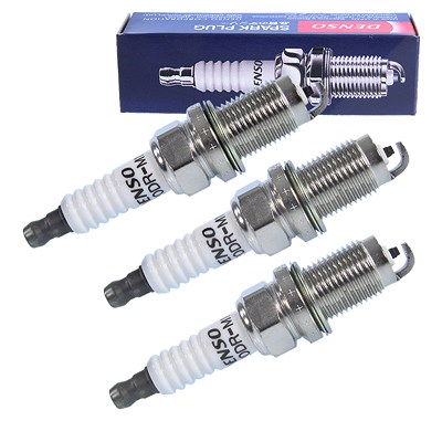 Denso 3x Zündkerze Nickel KJ20DR-M11 für Skoda, VW, Seat von DENSO