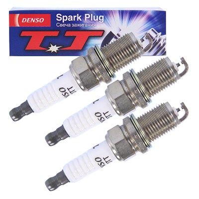 Denso 3x Zündkerze Twin Tip K20TT für Acura, Alfa Romeo, Alpina, Audi, Autobianchi, Bedford, BMW, Caterham, Chevrolet, Chrysler, Citroën, Dacia, Daiha von DENSO