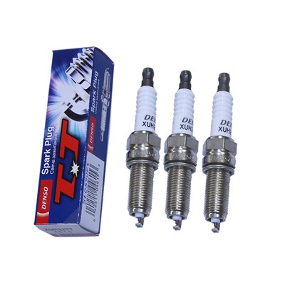 Denso 3x Zündkerze Twin Tip XUH22TT für Smart von DENSO