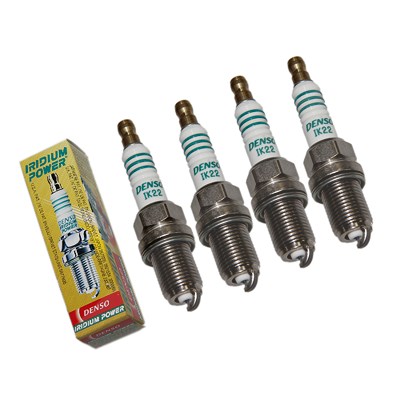 Denso 4x Zündkerze Iridium Power IK22 für Audi, Mini, Peugeot, VW von DENSO