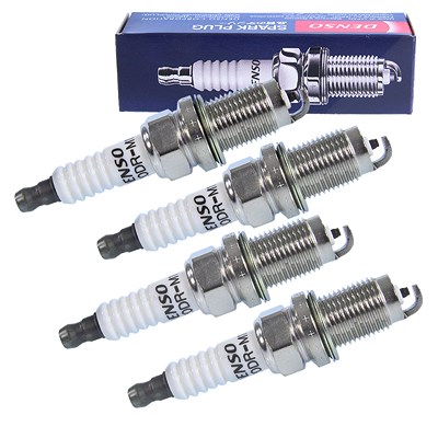 Denso 4x Zündkerze Nickel KJ20DR-M11 für Honda, Skoda, Seat, VW von DENSO