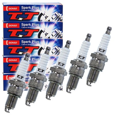 Denso 5x Zündkerze Twin Tip W20TT für VW, Audi von DENSO