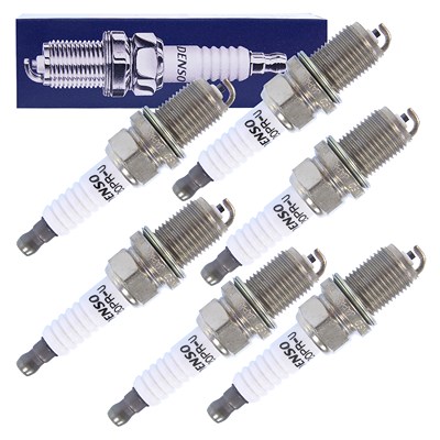 Denso 6x Zündkerze K20PR-U für Jaguar, Jeep, Rover, Suzuki, Volvo von DENSO