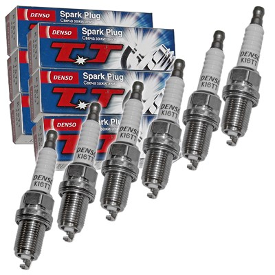 Denso 6x Zündkerze Twin Tip K16TT für Toyota, Infiniti, Chrysler, Honda, Mazda, Hyundai, Audi, Mercedes-Benz, BMW, Mitsubishi, Jeep, VW von DENSO