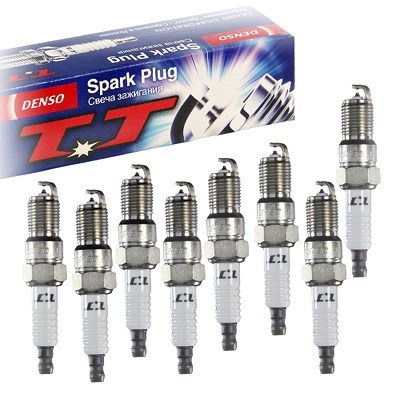 Denso 8x Zündkerze Twin Tip T20TT für Audi, Chevrolet, Jaguar von DENSO