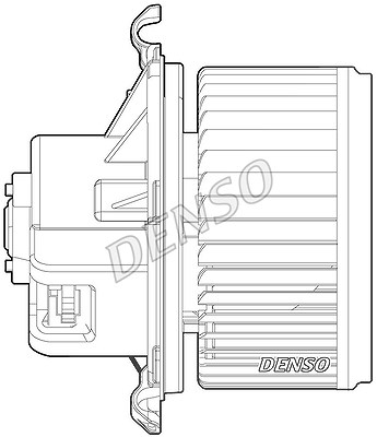 Denso Innenraumgebläse [Hersteller-Nr. DEA09024] für Citroën, Fiat, Peugeot von DENSO