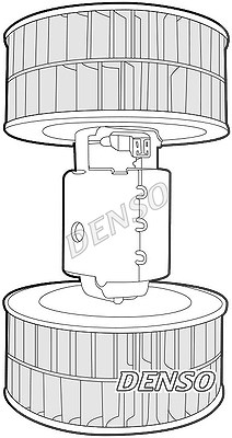 Denso Innenraumgebläse [Hersteller-Nr. DEA17002] für Mercedes-Benz von DENSO