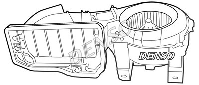 Denso Innenraumgebläse [Hersteller-Nr. DEA23001] für Renault von DENSO