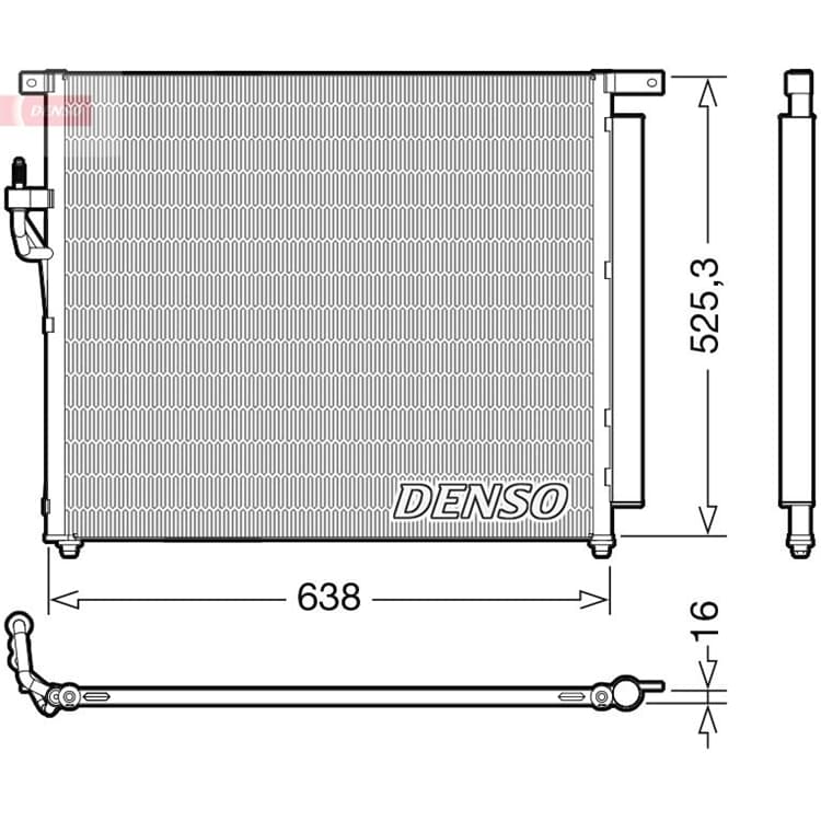 Denso Klimakondensator Ford Ranger von DENSO