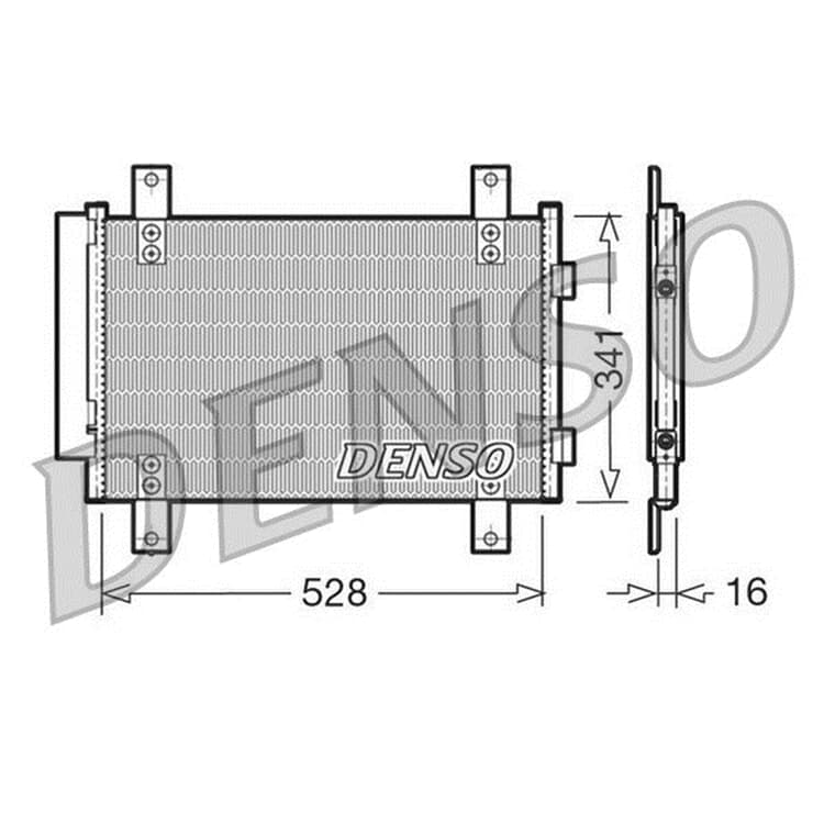 Denso Klimakondensator Peugeot Boxer 244 von DENSO