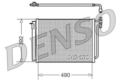 Denso Kondensator, Klimaanlage [Hersteller-Nr. DCN05009] für BMW von DENSO