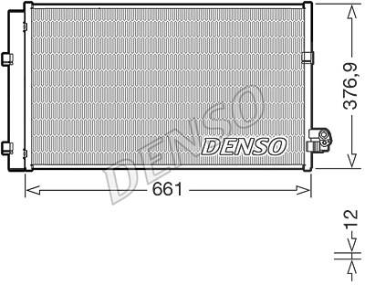 Denso Kondensator, Klimaanlage [Hersteller-Nr. DCN05106] für BMW von DENSO