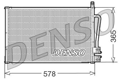 Denso Kondensator, Klimaanlage [Hersteller-Nr. DCN10008] für Ford, Mazda von DENSO