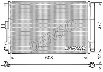 Denso Kondensator, Klimaanlage [Hersteller-Nr. DCN43003] für Kia von DENSO