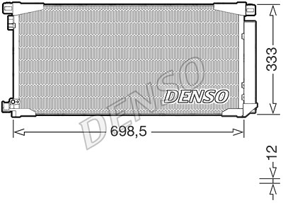 Denso Kondensator, Klimaanlage [Hersteller-Nr. DCN50115] für Toyota von DENSO