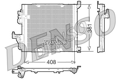 Denso Kondensator, Klimaanlage [Hersteller-Nr. DCN20012] für Opel von DENSO