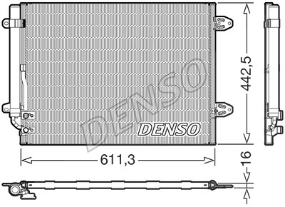 Denso Kondensator, Klimaanlage [Hersteller-Nr. DCN32013] für VW von DENSO