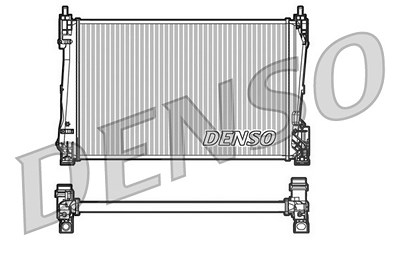 Denso Kühler, Motorkühlung [Hersteller-Nr. DRM20090] für Opel von DENSO