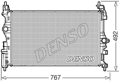 Denso Kühler, Motorkühlung [Hersteller-Nr. DRM20019] für Opel von DENSO