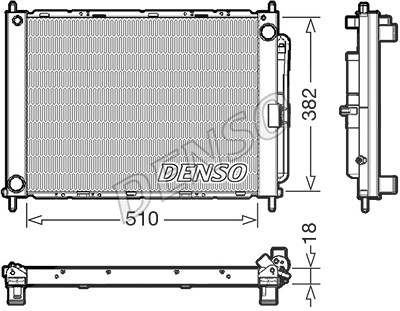 Denso Kühlmodul [Hersteller-Nr. DRM23111] für Renault von DENSO